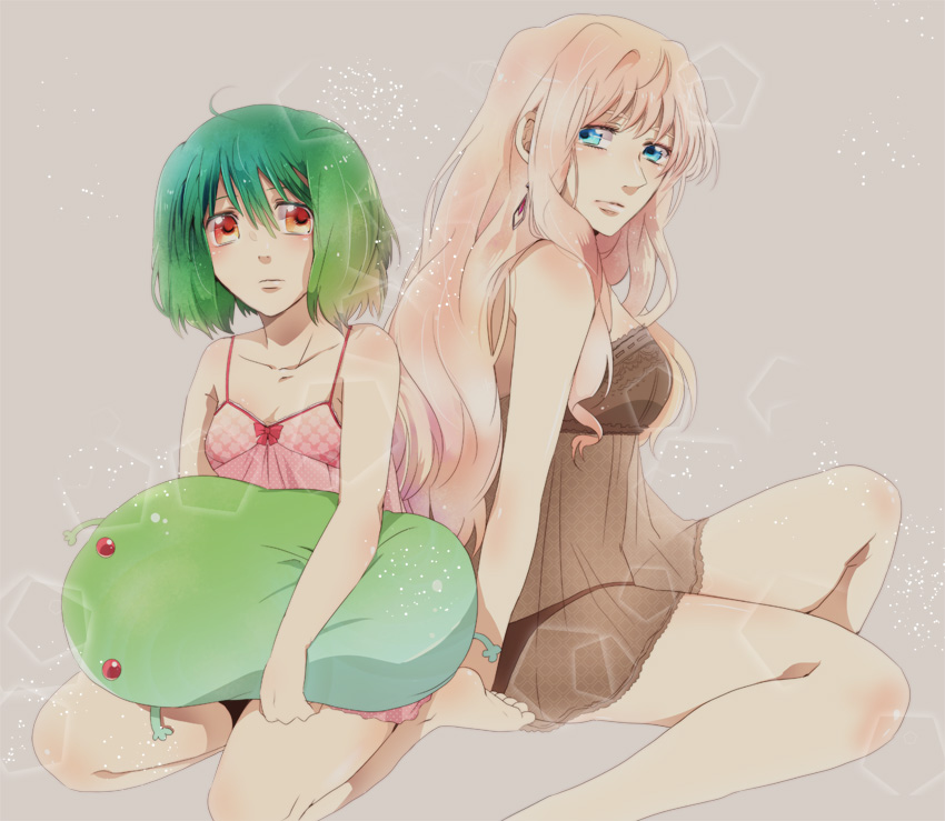 sheryl nome and ranka lee (macross and 1 more) drawn by gen_(enji)