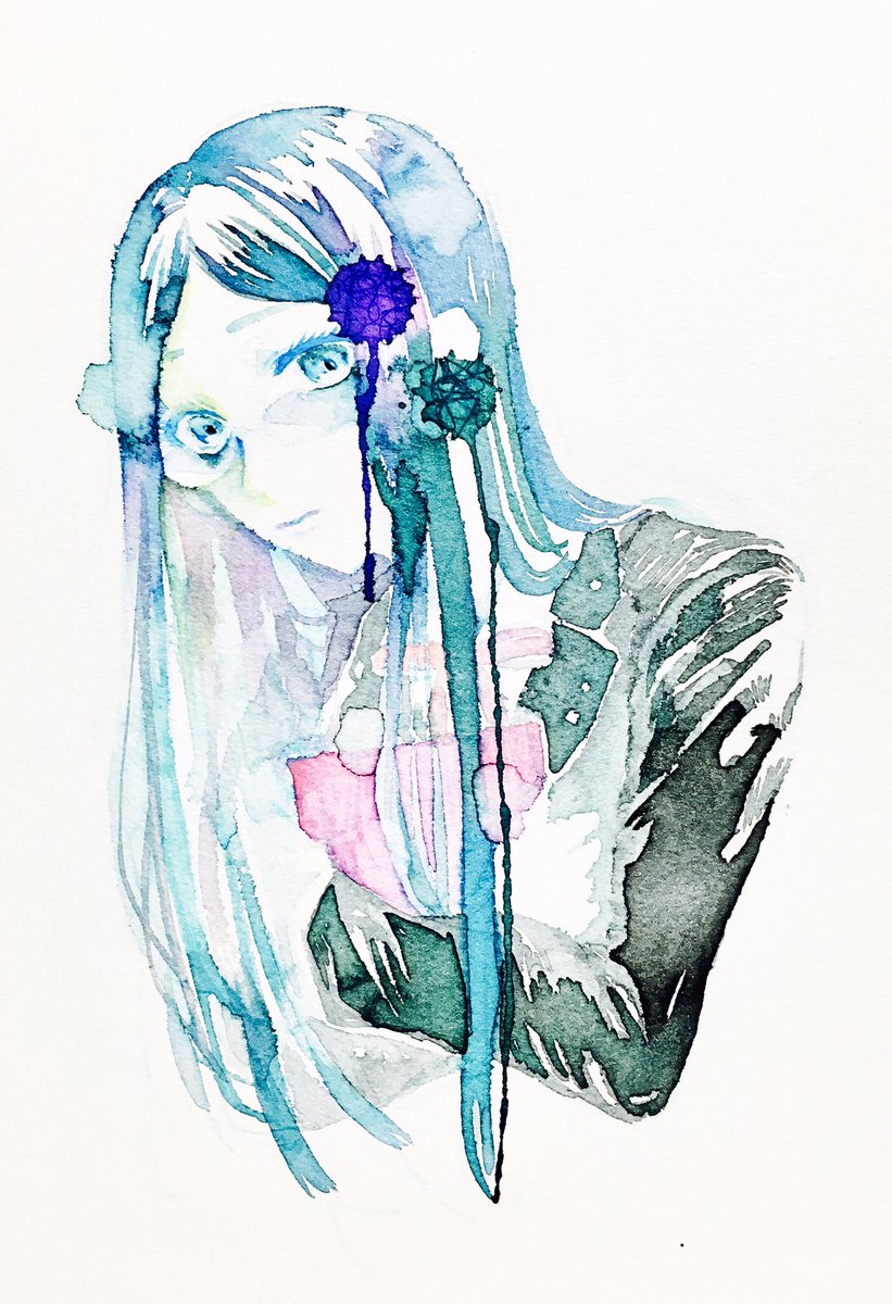 shirogane tsumugi (danganronpa and 1 more) drawn by 82utena