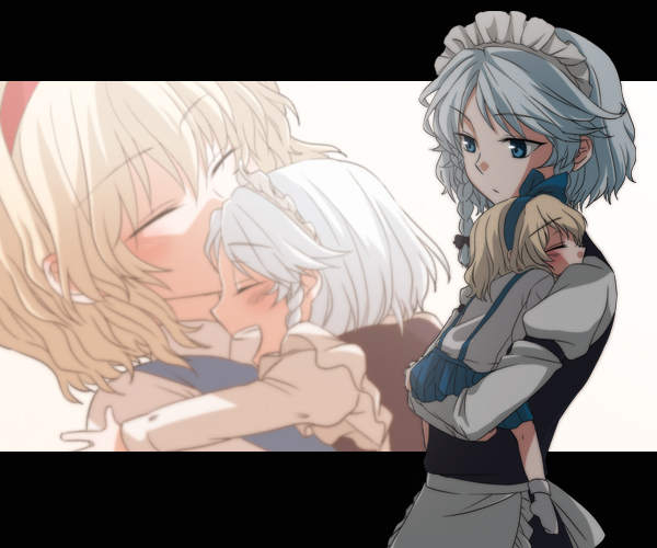 izayoi sakuya and alice margatroid (touhou) drawn by megumiya