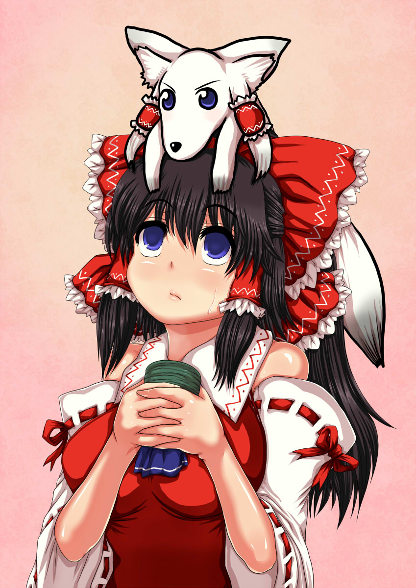 hakurei reimu (touhou and 1 more) drawn by n_(dai_n_honpo)