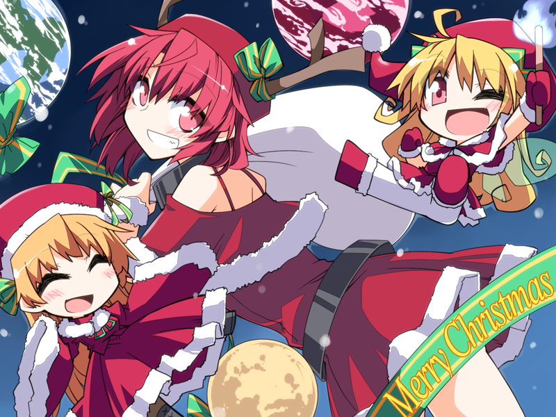 clownpiece, junko, and hecatia lapislazuli (touhou) drawn by hemogurobin_a1c