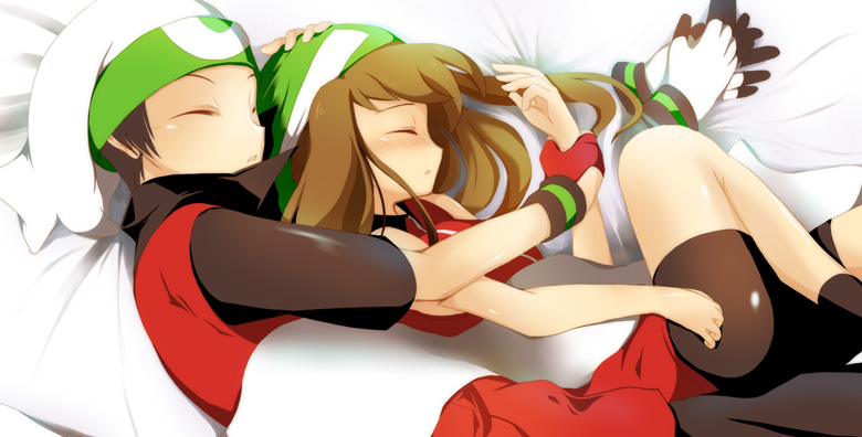 may and brendan (pokemon and 1 more) drawn by cimeri