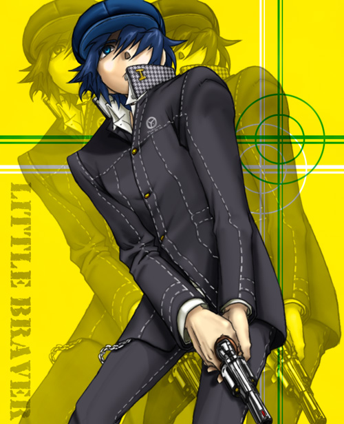 shirogane naoto (persona and 1 more) drawn by mizuno_(hal0527)