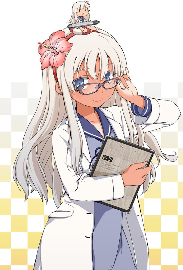 ro-500 and prototype fat type 95 oxygen torpedo kai (kantai collection) drawn by aka_ringo