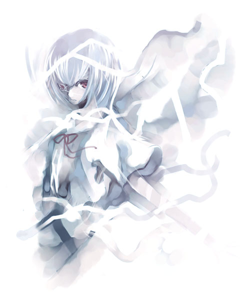 ayanami rei (neon genesis evangelion) drawn by kei_(keigarou)