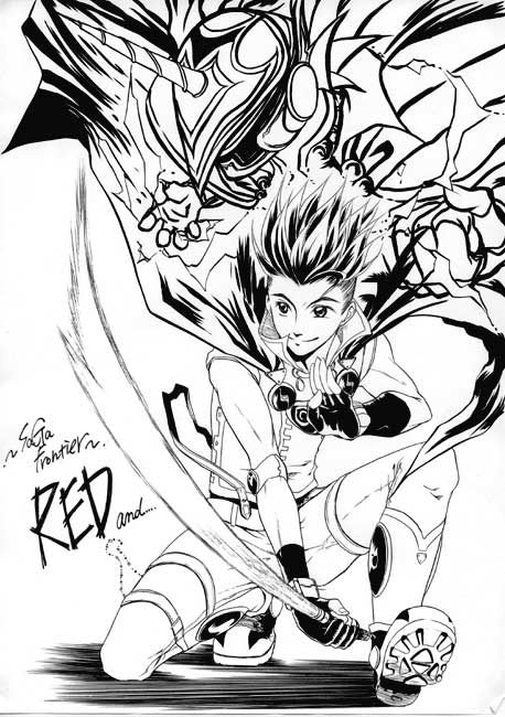 red and alkaiser (saga and 1 more) drawn by kettotti