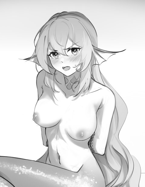 finana ryugu (nijisanji and 1 more) drawn by wakame_smh