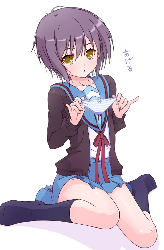 nagato yuki (suzumiya haruhi no yuuutsu) drawn by k10k