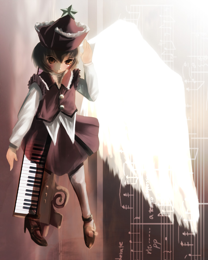 lyrica prismriver (touhou) drawn by aojiru_(shiro_to_kuro_no_mukyou)