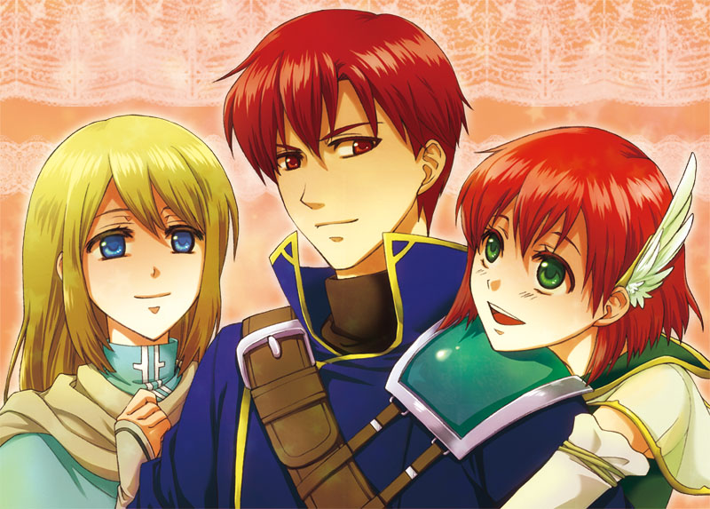 priscilla, lucius, and raven (fire emblem and 1 more) drawn by kitsukit