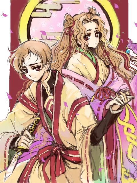 nunnally vi britannia and rolo lamperouge (code geass) drawn by c_(rahit)