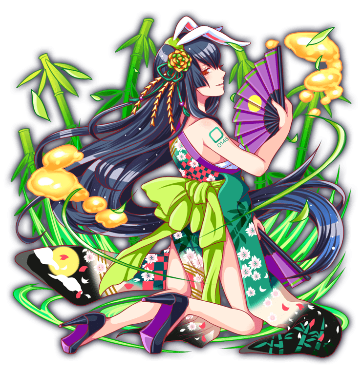 kaguya hime and kaguya (crash fever and 1 more)