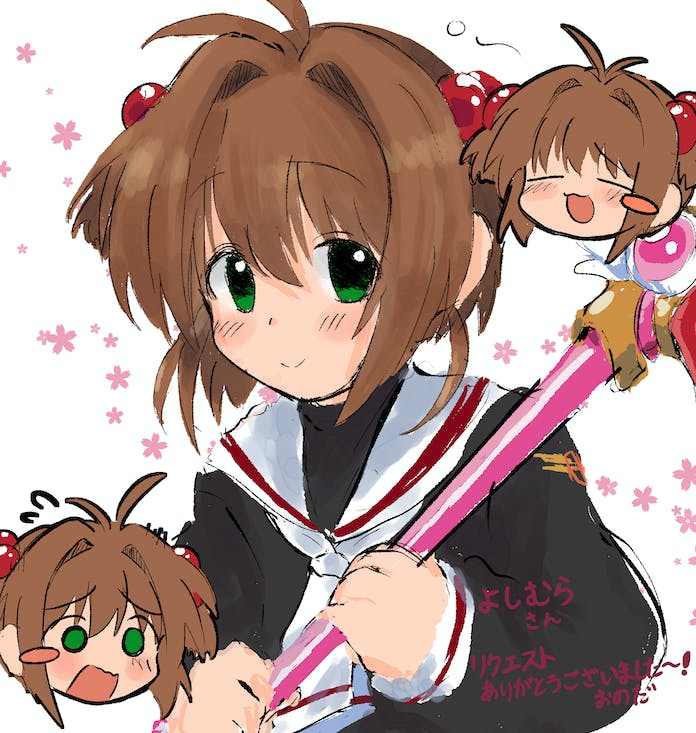 kinomoto sakura (cardcaptor sakura) drawn by pizamanmgmg_1