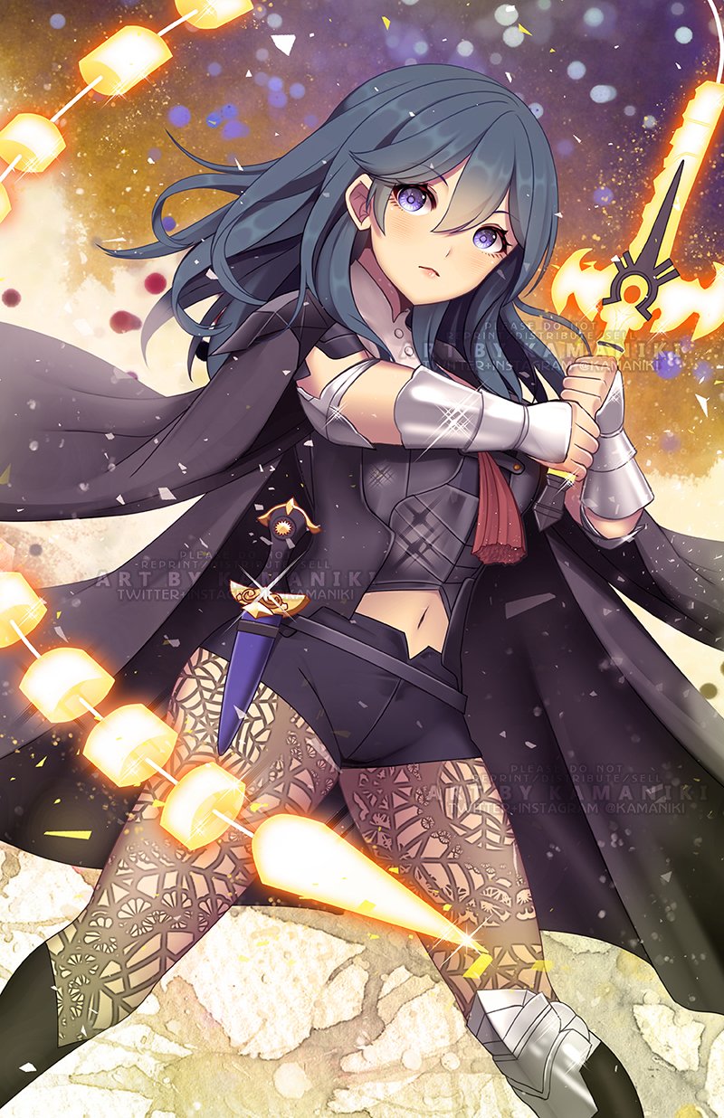 female byleth (fire emblem and 1 more) drawn by kamaniki