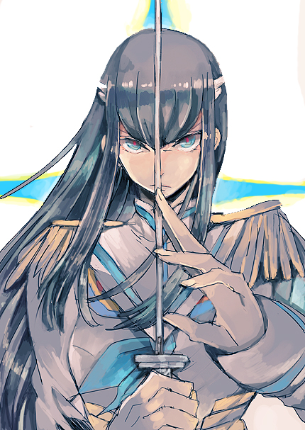 kiryuuin satsuki and junketsu (kill la kill) drawn by mochigome