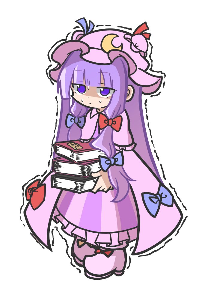 patchouli knowledge (touhou and 1 more) drawn by shinmon_akika