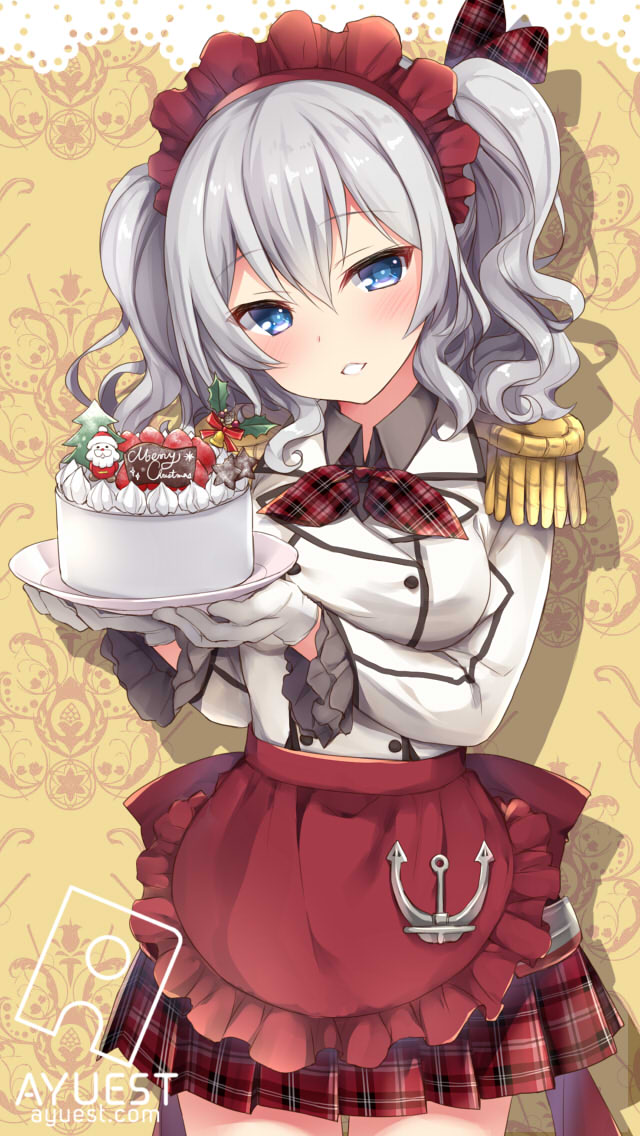 kashima and santa claus (kantai collection) drawn by bankoku_ayuya