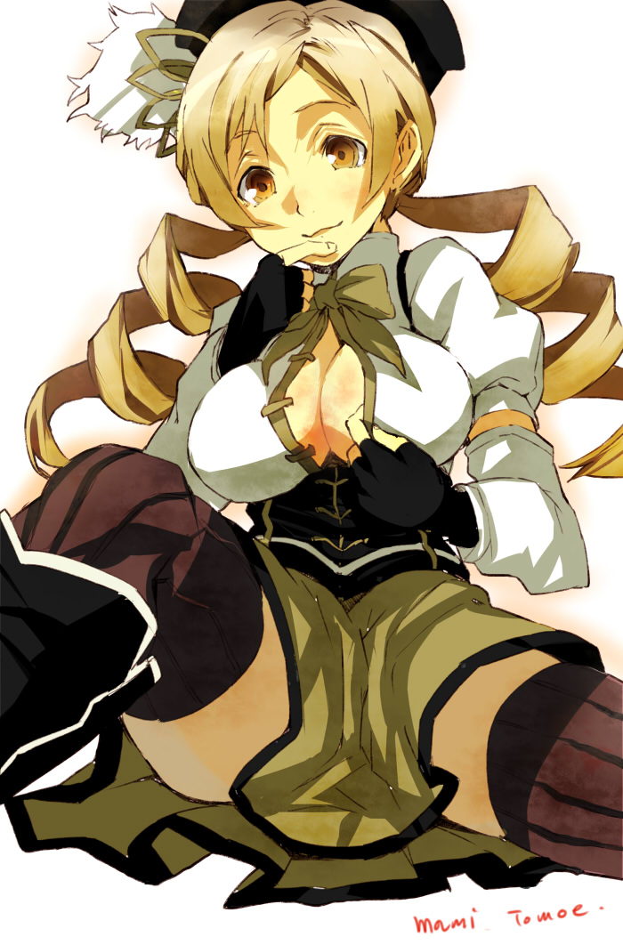tomoe mami (mahou shoujo madoka magica) drawn by kusanagi_kikoku