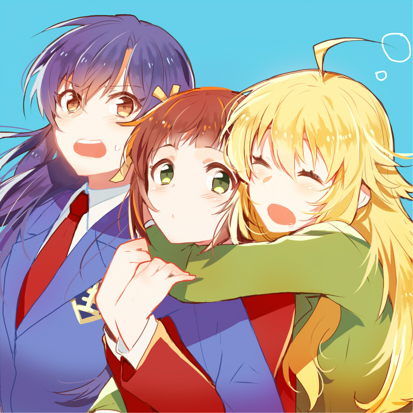 hoshii miki, kisaragi chihaya, and amami haruka (idolmaster) drawn by cotoro56