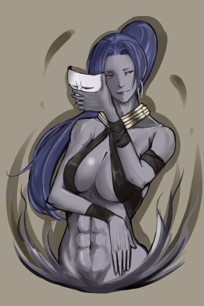 assassin and female assassin (fate and 2 more) drawn by stromatolith_(jojomgs)