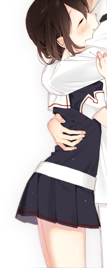 admiral and shigure (kantai collection) drawn by naoto_(tulip)