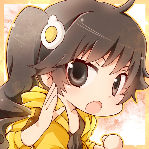 araragi karen (monogatari and 2 more) drawn by shima_riu