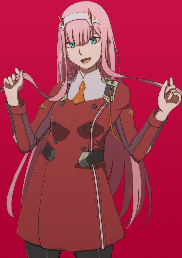 zero two (darling in the franxx) drawn by li@_(rikku04)