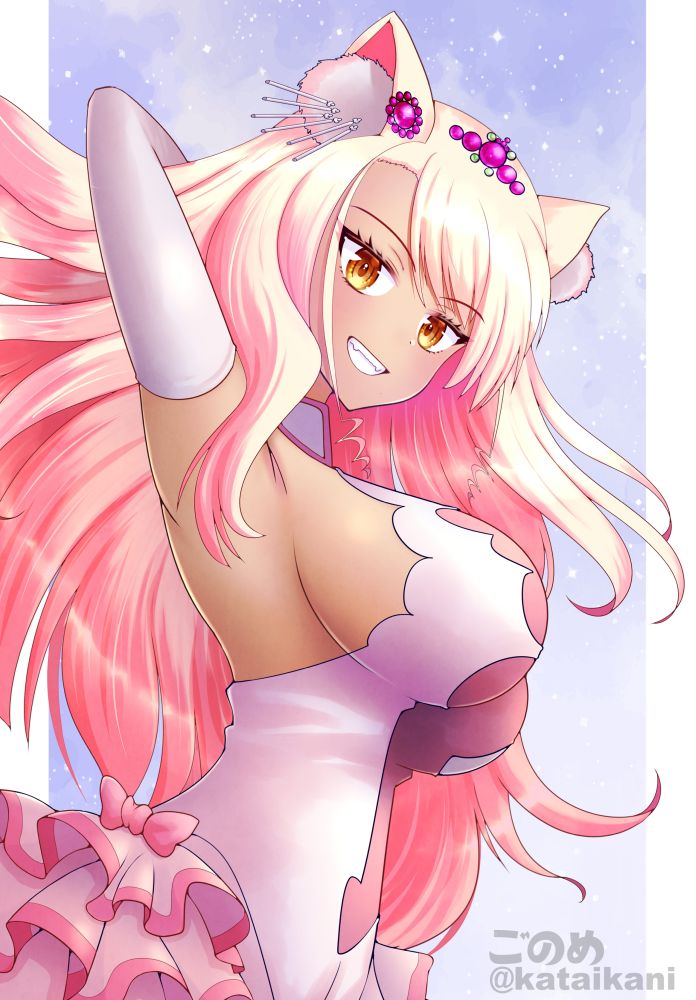 suzuka gozen (fate and 1 more) drawn by degudoga