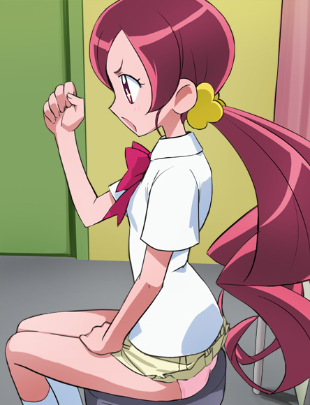 hanasaki tsubomi (precure and 1 more) drawn by haruyama_kazunori