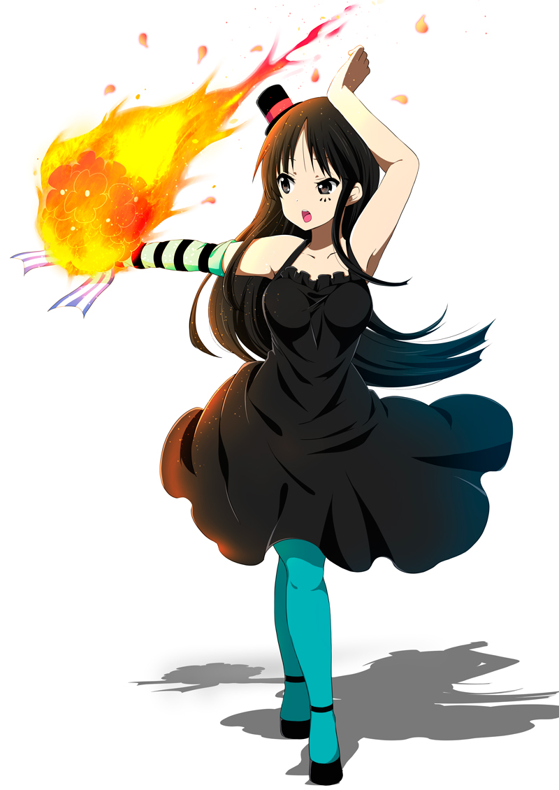akiyama mio (k-on!) drawn by ragho_no_erika