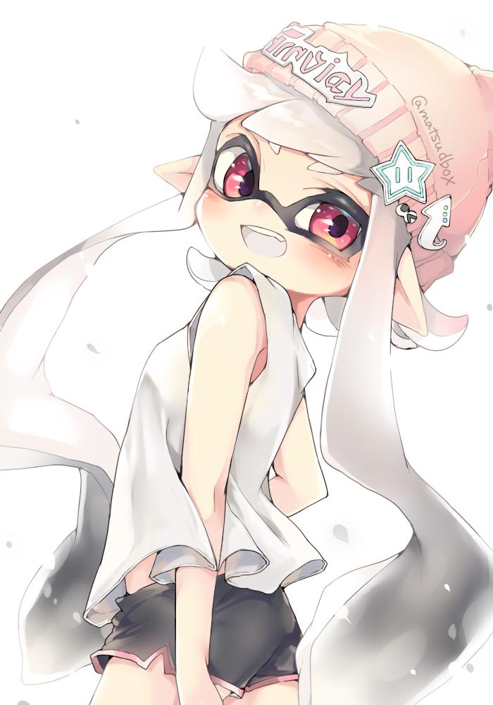 inkling player character and inkling girl (splatoon) drawn by matsushita_(matsudbox)