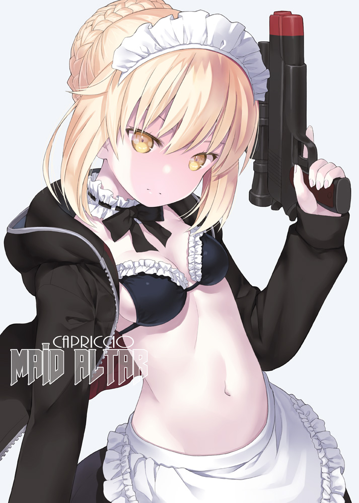 artoria pendragon and saber alter (fate and 1 more) drawn by capriccio