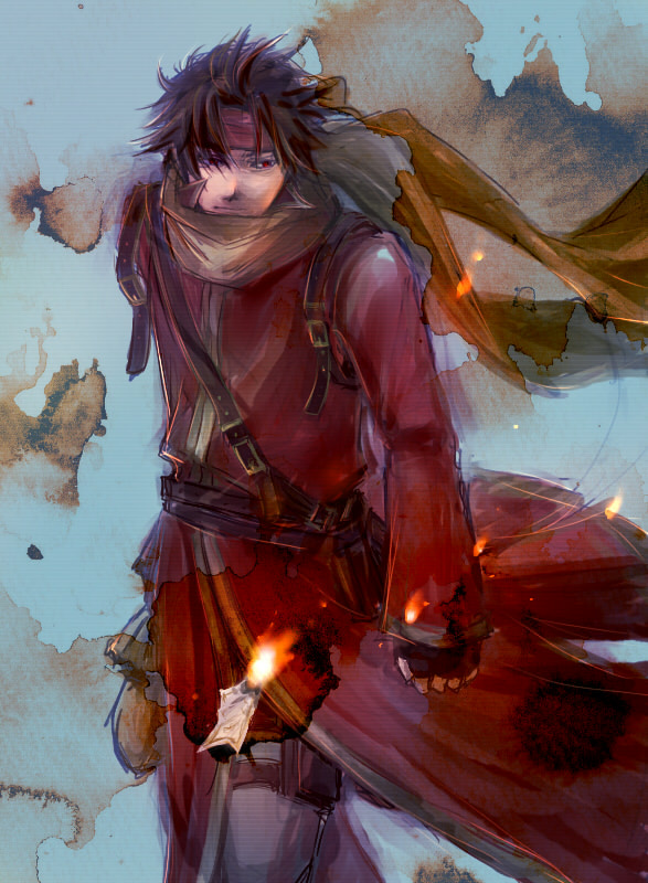 volke (fire emblem and 2 more) drawn by ezumi