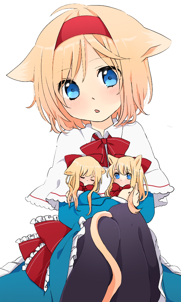 alice margatroid and shanghai doll (touhou) drawn by tsuno_no_hito