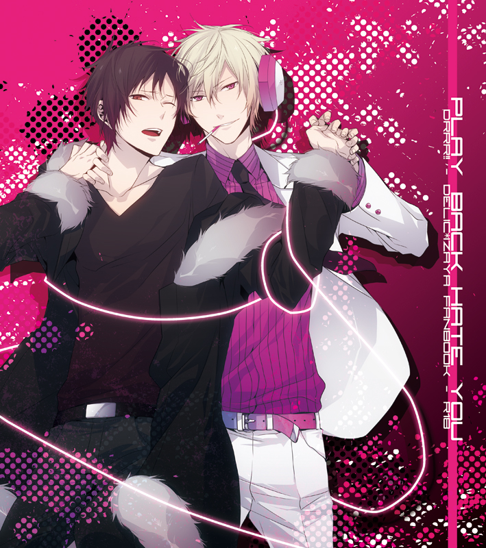 orihara izaya and heiwajima shizuo (durarara!!) drawn by xia_(ryugo)