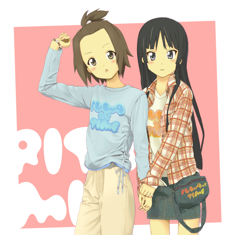 akiyama mio and tainaka ritsu (k-on!) drawn by ryunosuke