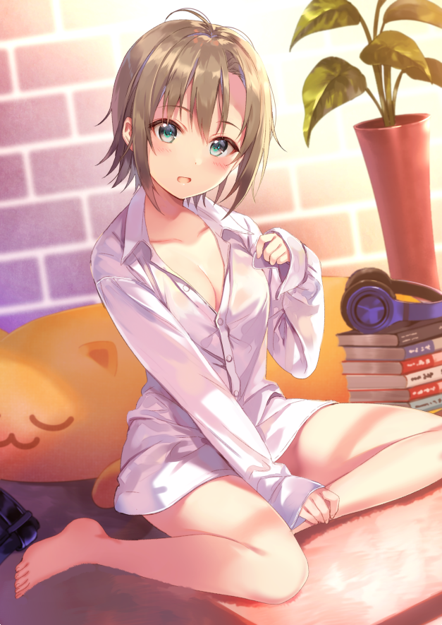 tada riina (idolmaster and 1 more) drawn by fukahire_(ruinon)