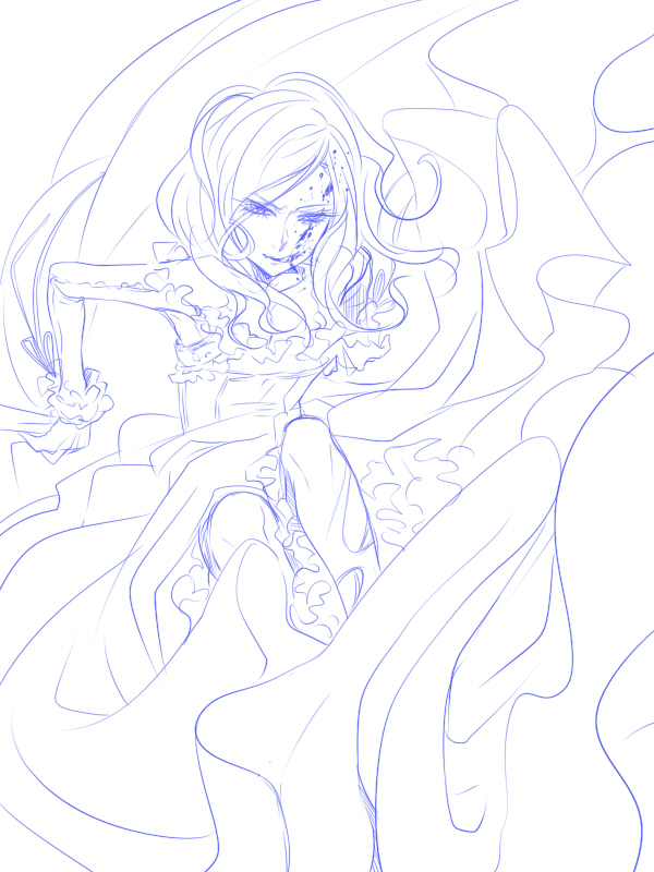 vanfeny vamp (inazuma eleven and 2 more) drawn by zuwai_kani