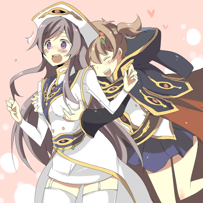 luluko and suzako (code geass) drawn by kl_(dgzonbi)