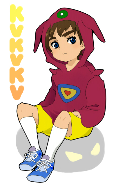 izumi ken and jural (chargeman ken!) drawn by jiyoko