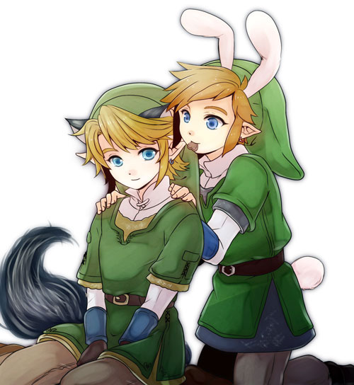 link (the legend of zelda and 2 more) drawn by suzuno_(kazahanasu)