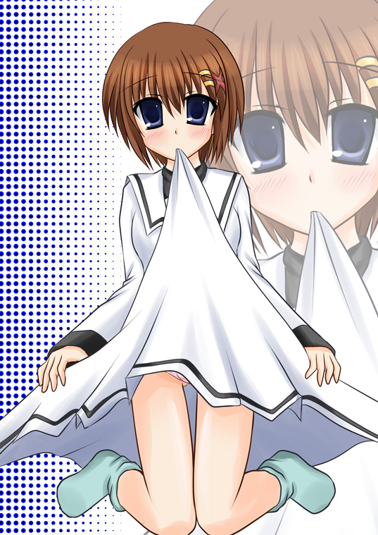 yagami hayate (lyrical nanoha and 1 more) drawn by cross_(crossryou)