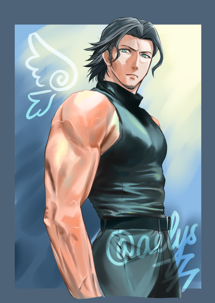 angeal hewley (final fantasy and 2 more) drawn by aelys77