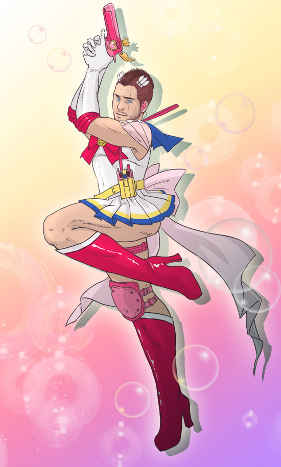 sailor moon and soap (bishoujo senshi sailor moon and 2 more) drawn by sun_stark