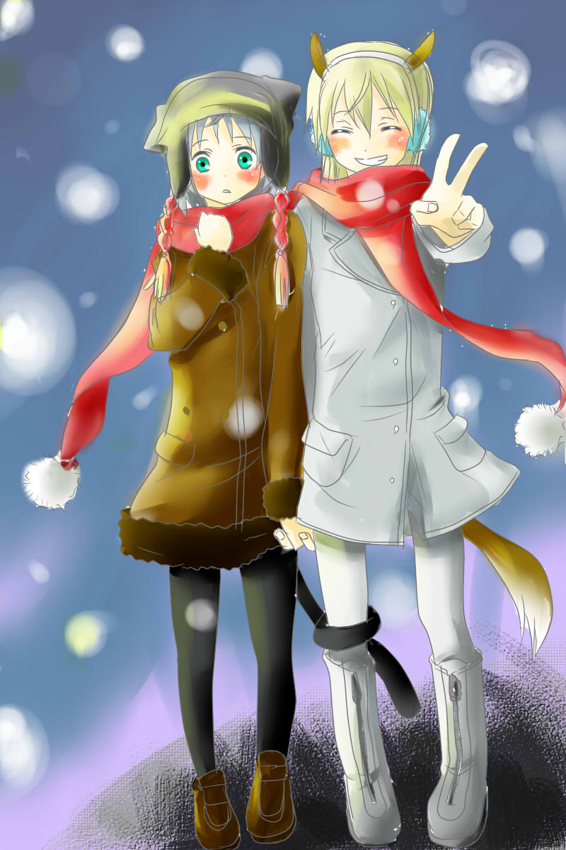 sanya v. litvyak and eila ilmatar juutilainen (world witches series and 1 more) drawn by shiro29