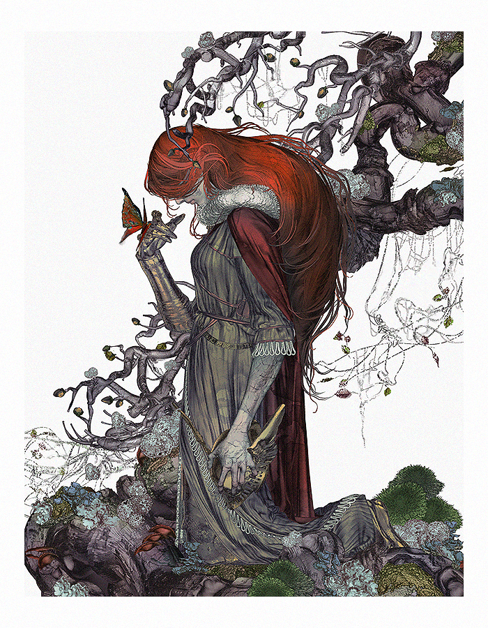malenia blade of miquella (elden ring) drawn by dimo