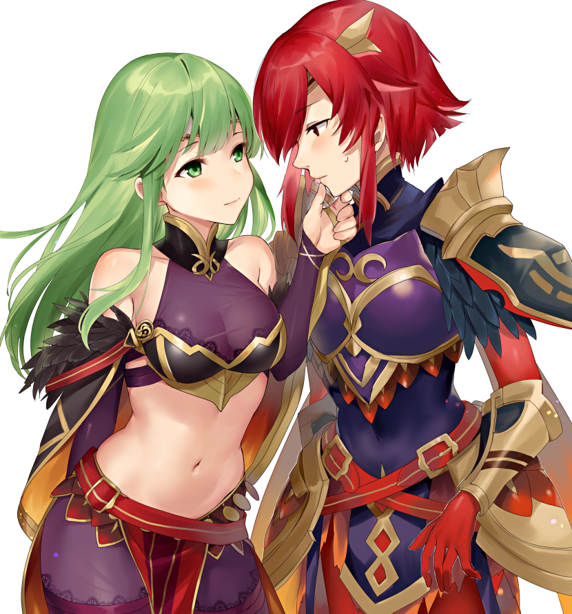 palla, sonya, and minerva (fire emblem and 3 more) drawn by haru_(nakajou-28)