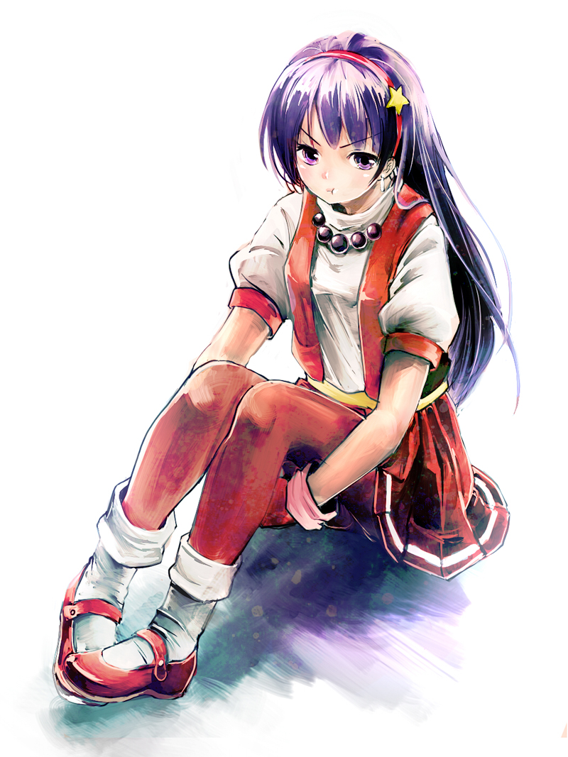 asamiya athena (the king of fighters and 1 more) drawn by kuroda_(kuro_yyy)