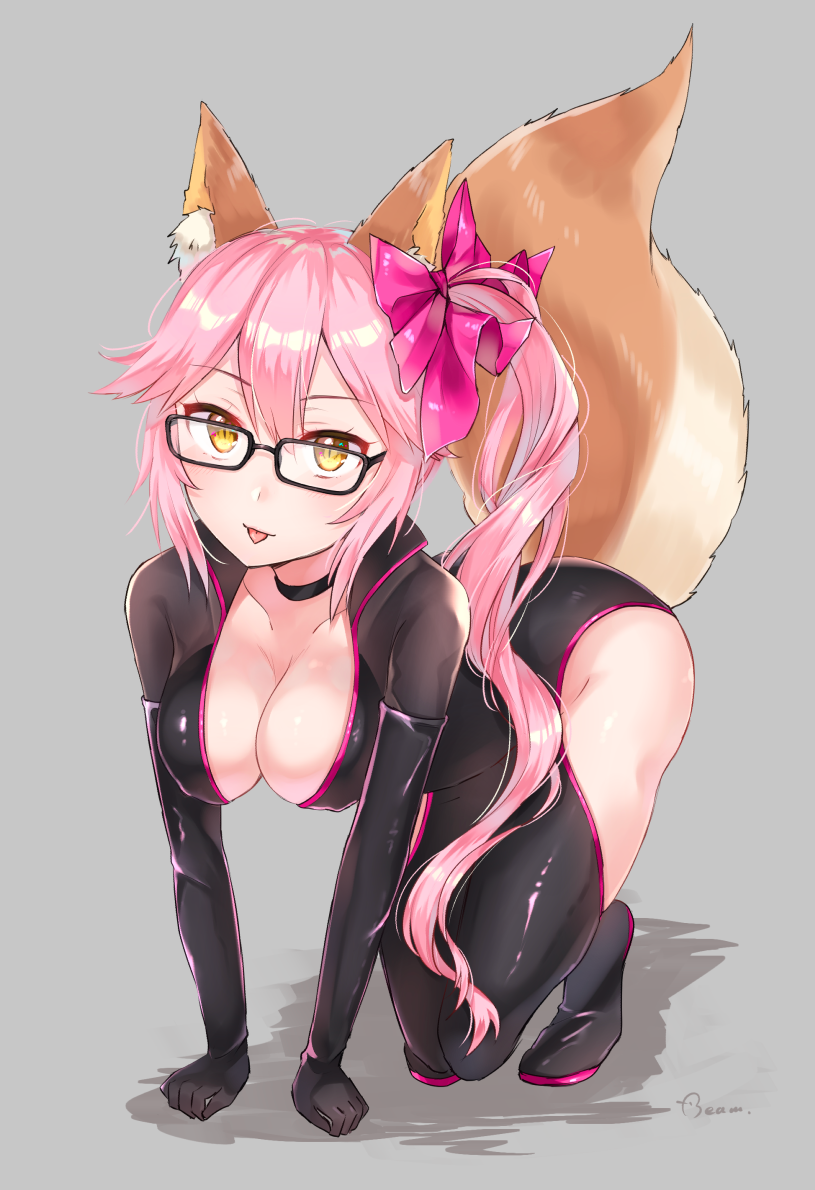 tamamo and koyanskaya (fate and 1 more) drawn by hiyoko_biimu