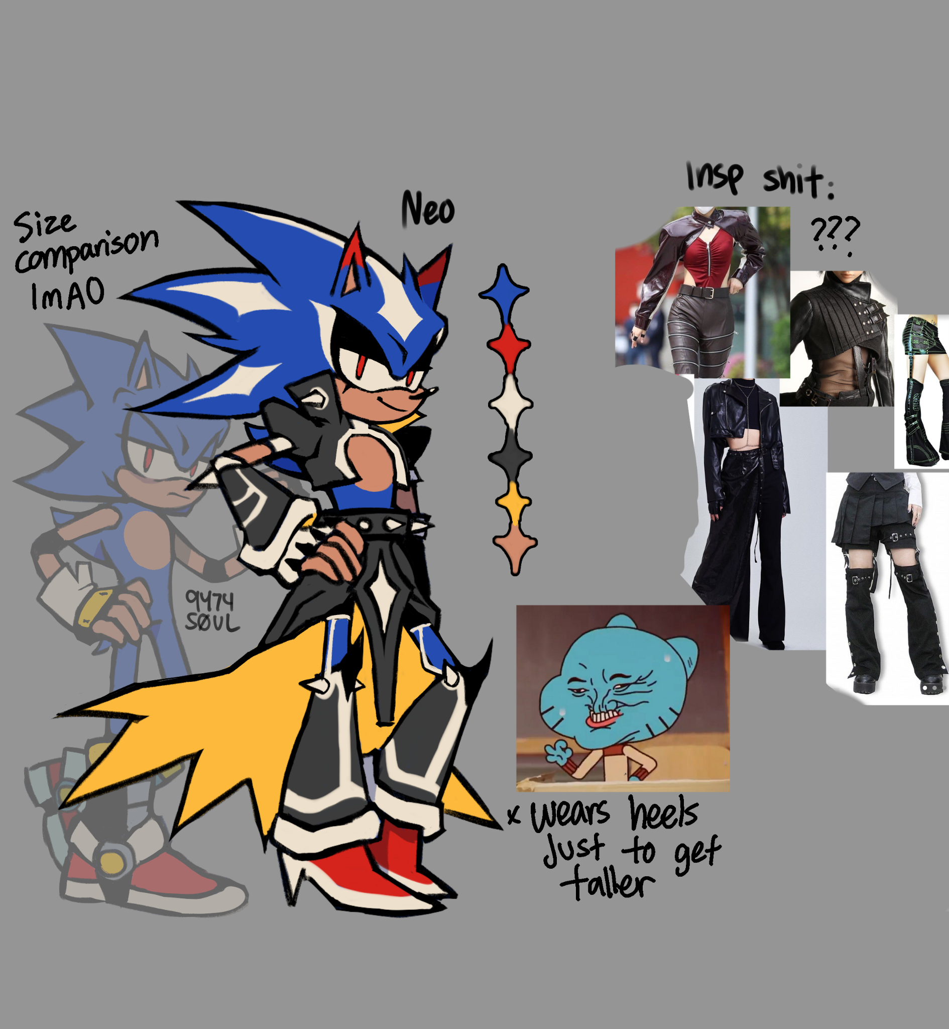 shadow the hedgehog and metal sonic (sonic and 1 more) drawn by